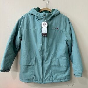 Swiss Tech New Girls 3-in-1 Systems Winter Jacket with Hood Sz XL 14 16 Teal